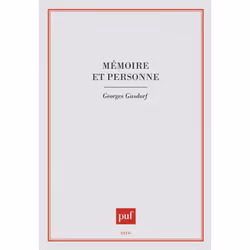 ISBN Mémoire et personne, philosophie, Français, 576 pages