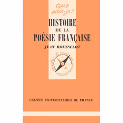 ISBN Histoire de la poésie française, Littérature, Français, 128 pages