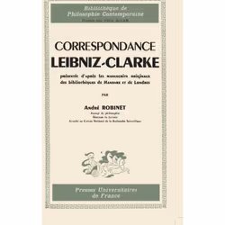 ISBN Correspondance Leibniz-Clarke, présentée d'après les manuscrits originaux des bibliothèques de Hanov, philosophie, Franç ...