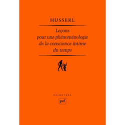 ISBN Leçons pour une phénoménologie de la conscience intime du temps livre philosophie Français