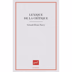ISBN Lexique de la critique, Littérature, Français, 112 pages