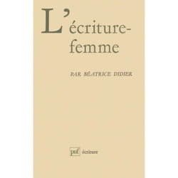 ISBN L'écriture-femme livre Littérature Français