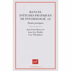 ISBN Manuel d'études pratiques de psychologie, Psychologie, Français, 352 pages