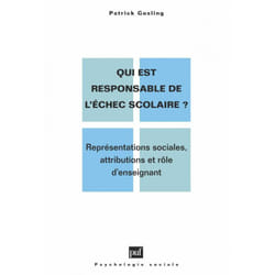 ISBN Qui est responsable de l'échec scolaire? livre Education Français
