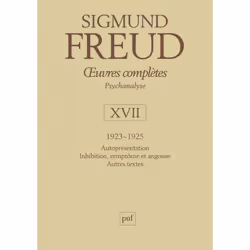 ISBN Œuvres complètes - psychanalyse - vol. XVII : 1923-1925, Psychologie, Français, 352 pages