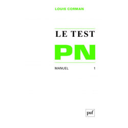 ISBN Le test PN. Tome 1 : Manuel livre Psychologie Français