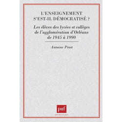 ISBN Enseignement s'est-il démocratisé?