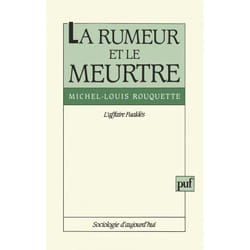 ISBN La rumeur et le meurtre. L'affaire Fualdes livre Education Français