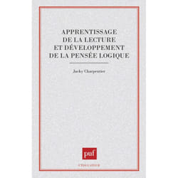 ISBN Apprentissage de la lecture et développement de la pensée logique livre Education Français