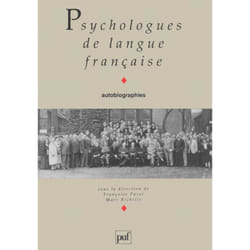 ISBN Psychologues de langue française livre Psychologie Français