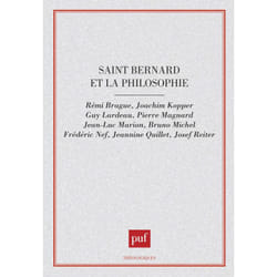 ISBN Saint Bernard et la philosophie