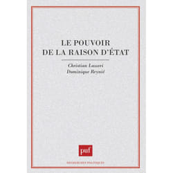 ISBN Le pouvoir de la raison d'État livre philosophie Français
