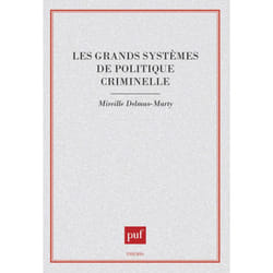ISBN Les grands systèmes de politique criminelle livre Loi Français