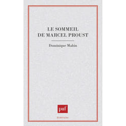 ISBN Le sommeil de Marcel Proust livre Littérature Français