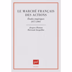 ISBN Le marché français des actions, Économie, Français, 464 pages