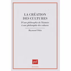 ISBN La création des cultures, philosophie, Français, 288 pages