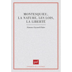 ISBN Montesquieu, la nature, les lois, la liberté livre philosophie Français