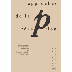 ISBN Approches de la réception, Littérature, Français, 320 pages