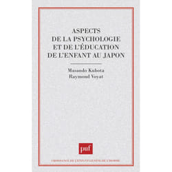 ISBN Aspects de la psychologie et de l'éducation de l'enfant au Japon
