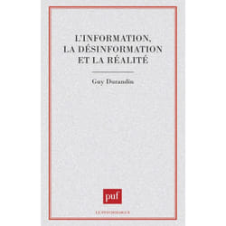 ISBN L'information, la désinformation et la réalité livre Psychologie Français