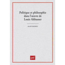 ISBN Politique et philosophie dans l'oeuvre de Louis Althusser