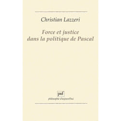 ISBN Force et justice dans la politique de Pascal livre philosophie Français