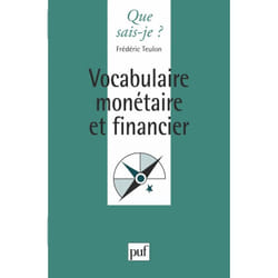 Vocabulaire monétaire et financier