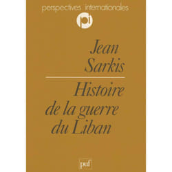 ISBN Histoire de la guerre du Liban livre Loi Français
