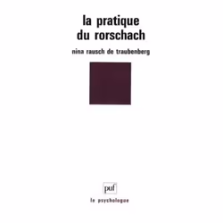ISBN La pratique du Rorschach, Psychologie, Français, 272 pages
