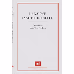 ISBN L'analyse institutionnelle, Education, Français, 136 pages