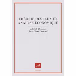 ISBN Théorie des jeux et analyse économique, Économie, Français, 240 pages