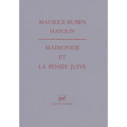 ISBN Maïmonide et la pensée juive livre Religion Français