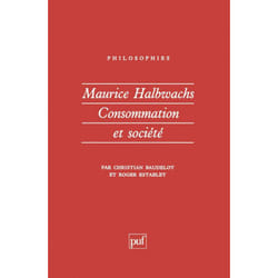 ISBN Maurice Halbwachs. Consommation et société livre Education Français