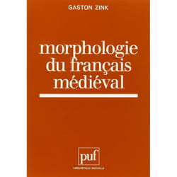 ISBN Morphologie du français médiéval livre Littérature