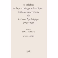 ISBN Les origines de la psychologie scientifique, Psychologie, Français, 288 pages