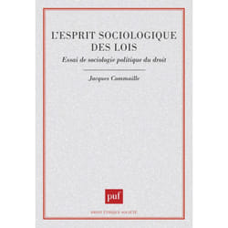 ISBN L'esprit sociologique des lois livre Loi Français