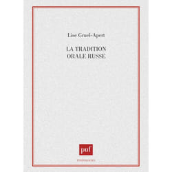 ISBN La tradition orale russe livre Education Français