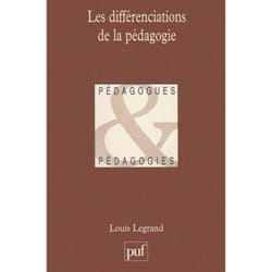 ISBN Les différenciations de la pédagogie livre Education Français