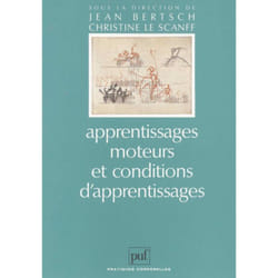 ISBN Apprentissages moteurs et conditions d'apprentissages livre Psychologie Français