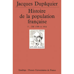 ISBN Histoire de la population française. Tome 3 livre Education Français