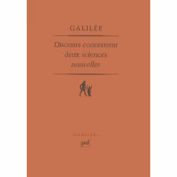 ISBN Discours concernant deux sciences nouvelles, philosophie, Français, 320 pages
