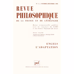 ISBN Revue philosophique 1995, t. 120 (4), philosophie, Français, 168 pages