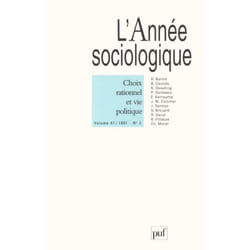 ISBN année sociologique 1995, vol. 45 (1) livre Education Français