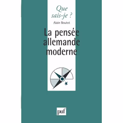 ISBN La pensée allemande moderne, philosophie, Français, 128 pages
