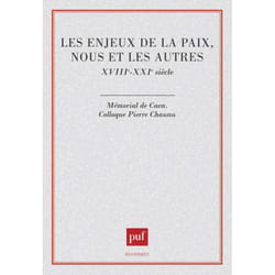 ISBN Les enjeux de la paix. Nous et les autres livre histoire Français