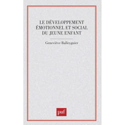 ISBN Le développement émotionnel et social du jeune enfant livre Psychologie Français