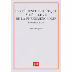 ISBN L'expérience esthétique à l'épreuve de la phénoménologie. La tristesse du roi, philosophie, Français, 136 pages