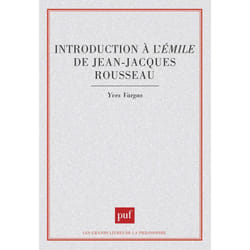 ISBN Introduction à l'Émile de Jean-Jacques Rousseau livre philosophie Français