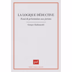 ISBN La Logique déductive, Loi, Français, 176 pages