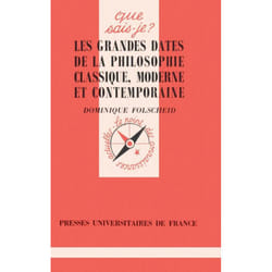 Les grandes dates de la philosophie classique, moderne et contemporaine (Broché)